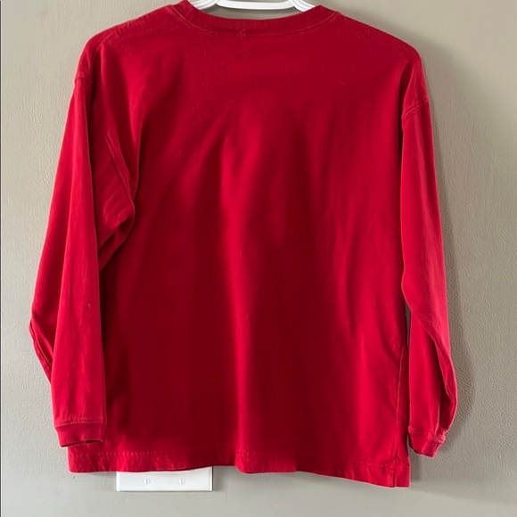 GAP Kids Red Long Sleeve Tee with Logo - Picture 5 of 5